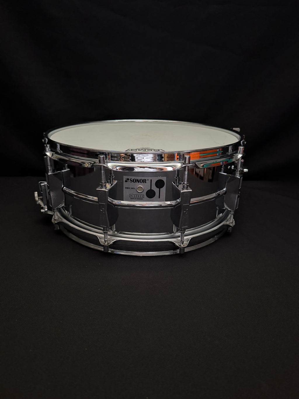 Sonor D-506 Phonic 14" x 6.5" Ferro-Manganese Snare Drum from 1980's
