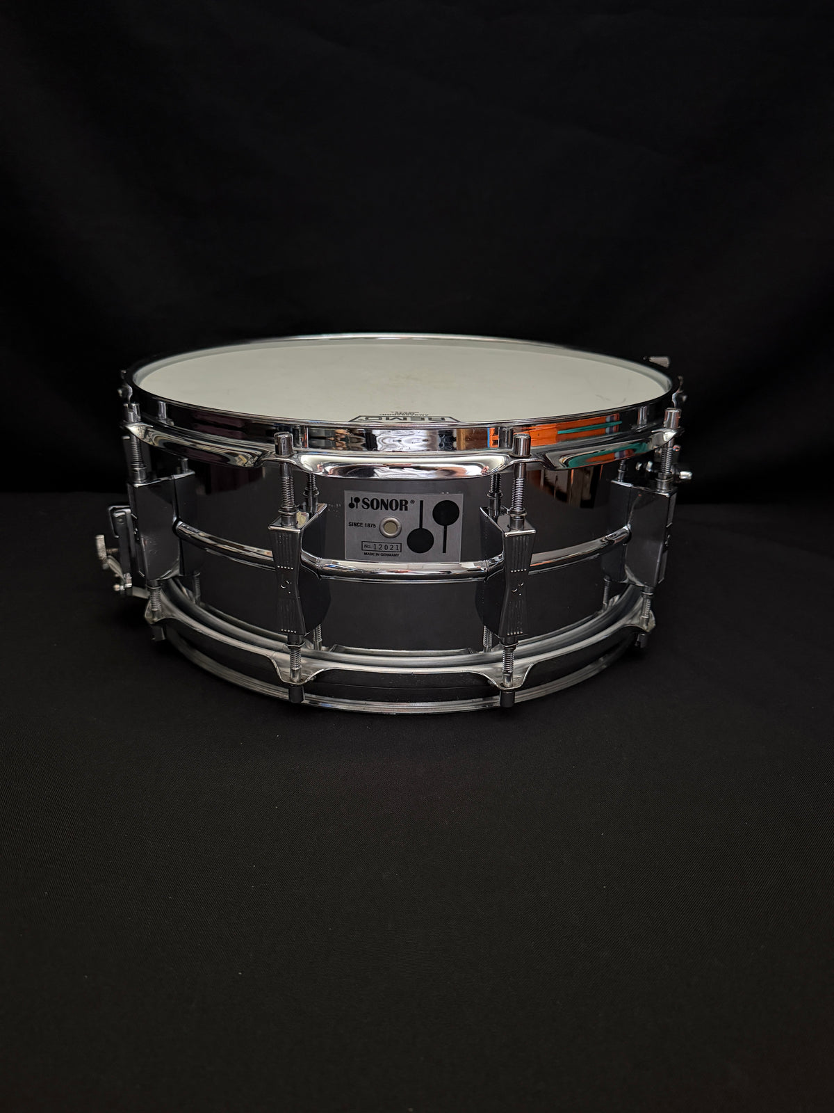 Sonor D-506 Phonic 14" x 6.5" Ferro-Manganese Snare Drum from 1980's