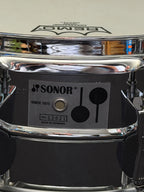 Sonor D-506 Phonic 14" x 6.5" Ferro-Manganese Snare Drum from 1980's