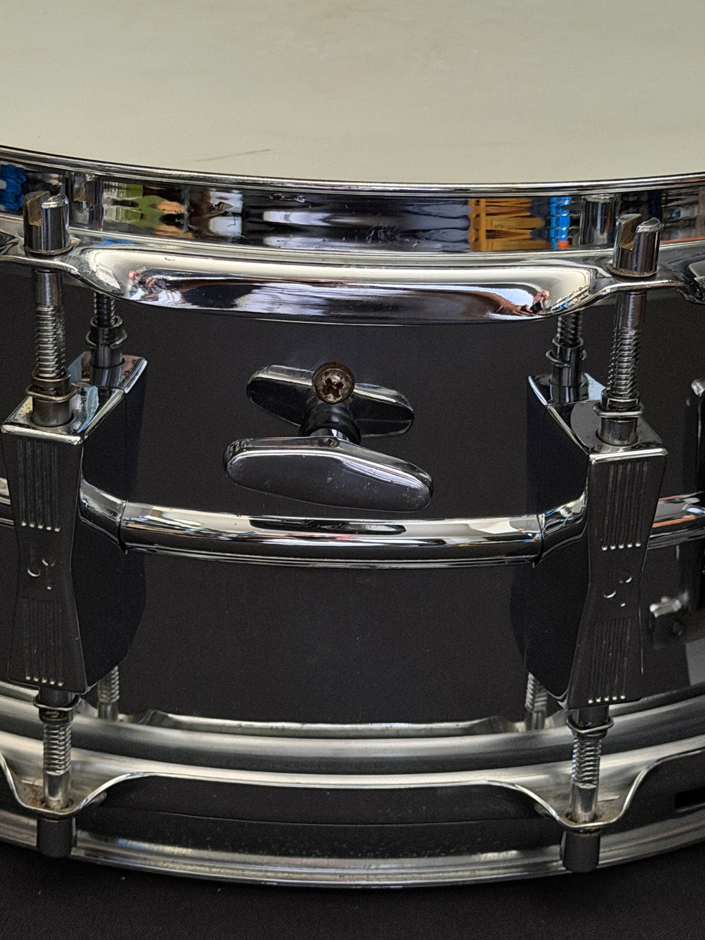 Sonor D-506 Phonic 14" x 6.5" Ferro-Manganese Snare Drum from 1980's