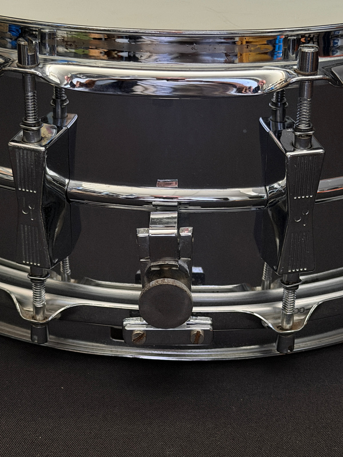 Sonor D-506 Phonic 14" x 6.5" Ferro-Manganese Snare Drum from 1980's