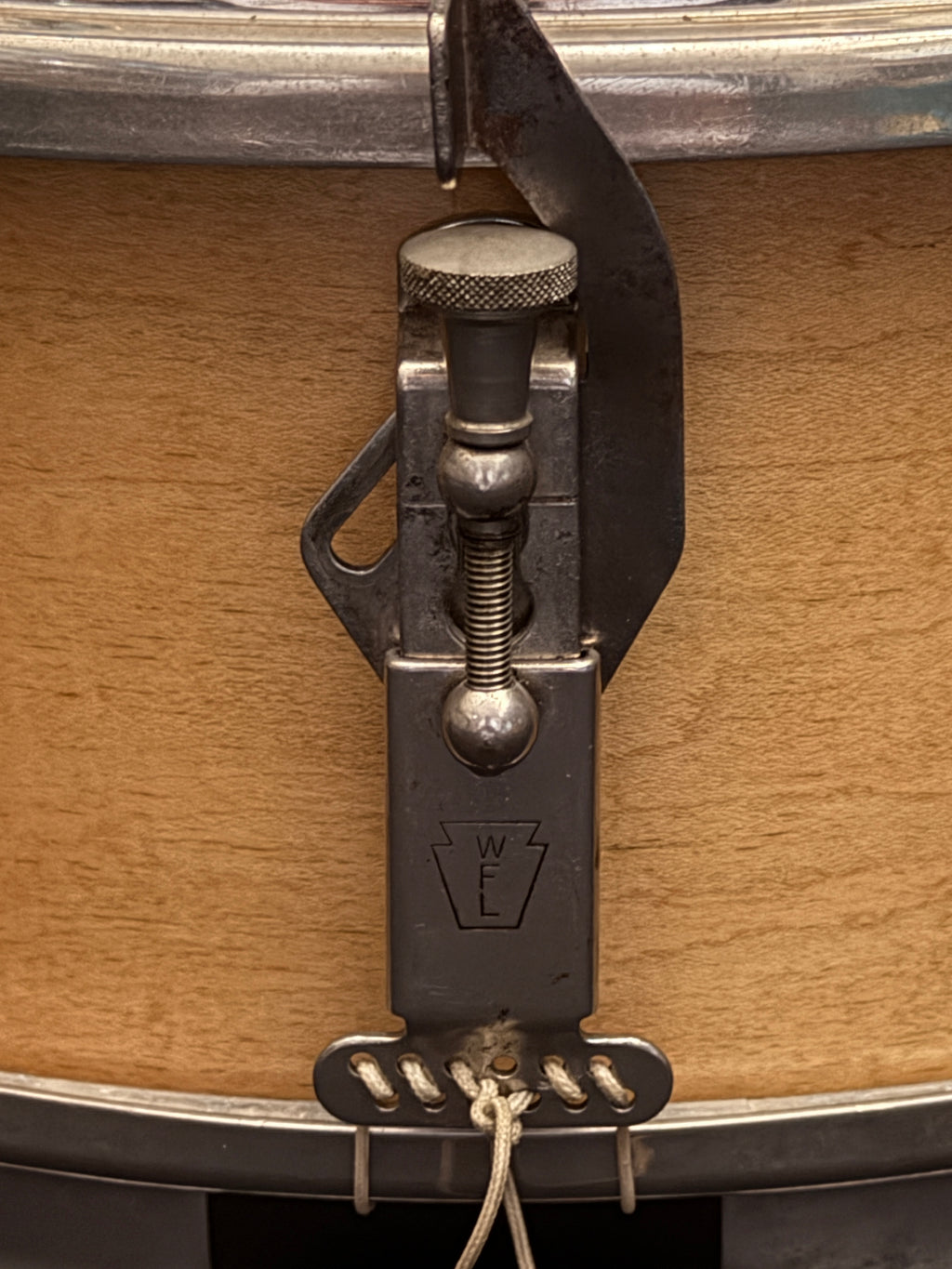 WFL Ludwig Pioneer 14" x 5" Snare Drum 1950's Natural Maple