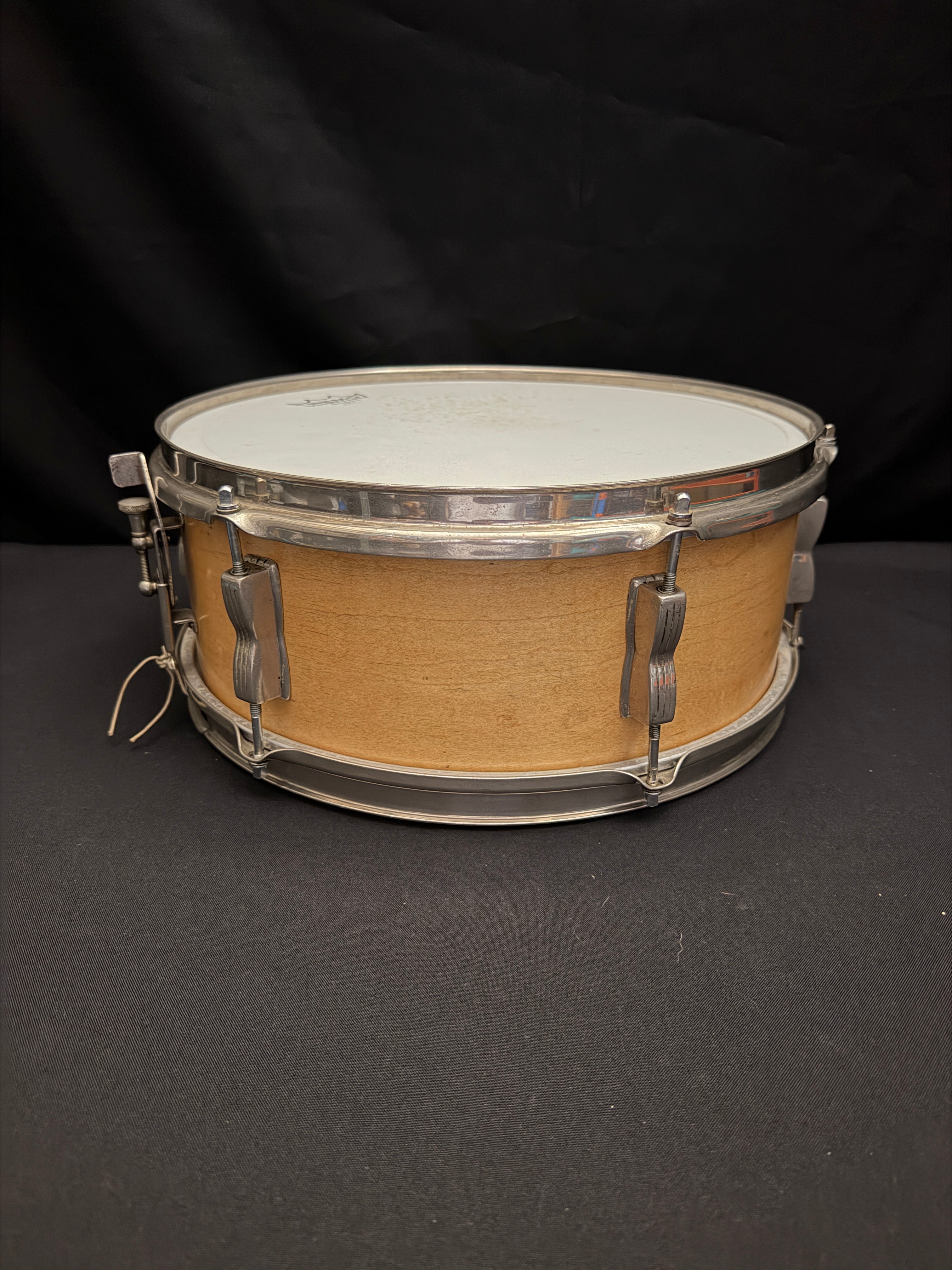 WFL Ludwig Pioneer 14" x 5" Snare Drum 1950's Natural Maple