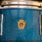1950's WFL Super Classic 14" x 5,5" Aqua Marine Sparkle snare drum