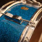 1950's WFL Super Classic 14" x 5,5" Aqua Marine Sparkle snare drum