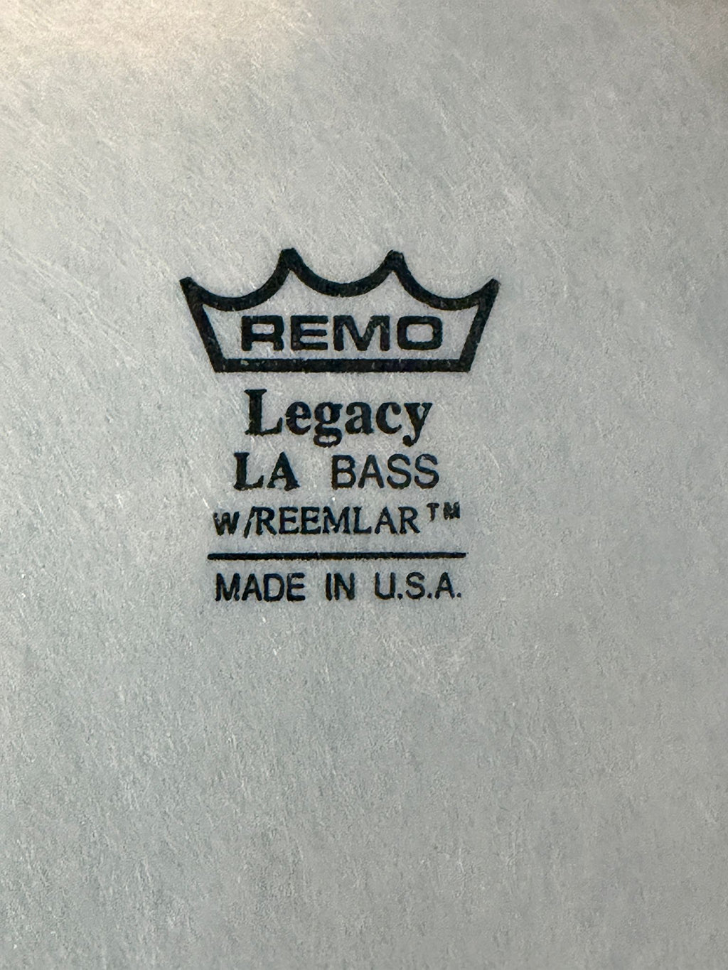 20" Remo Legacy Bass w/Reemlar coated drumhead New