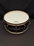 WorldMax BK-6514SFXG 14" x 6,5" Snare Drum Black Dawg Aztec Gold Vintage - Brass Shell