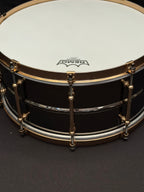 WorldMax BK-6514SFXG 14" x 6,5" Snare Drum Black Dawg Aztec Gold Vintage - Brass Shell