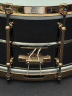 WorldMax BK-6514SFXG 14" x 6,5" Snare Drum Black Dawg Aztec Gold Vintage - Brass Shell