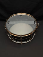 WorldMax BK-6514SFXG 14" x 6,5" Snare Drum Black Dawg Aztec Gold Vintage - Brass Shell