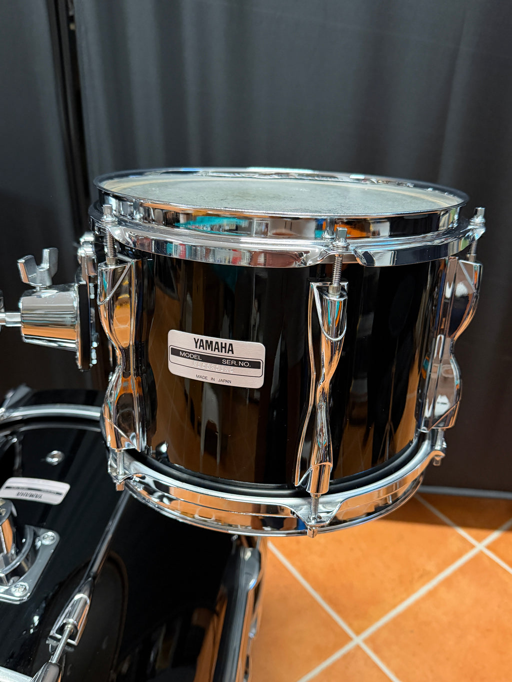 Yamaha Recording Custom 18" - 10" - 14" Solid Black from 2013 made in Japan