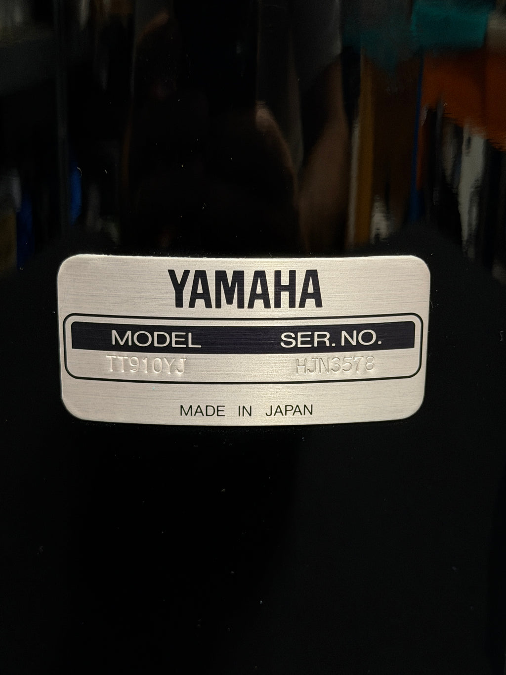 Yamaha Recording Custom 18" - 10" - 14" Solid Black from 2013 made in Japan