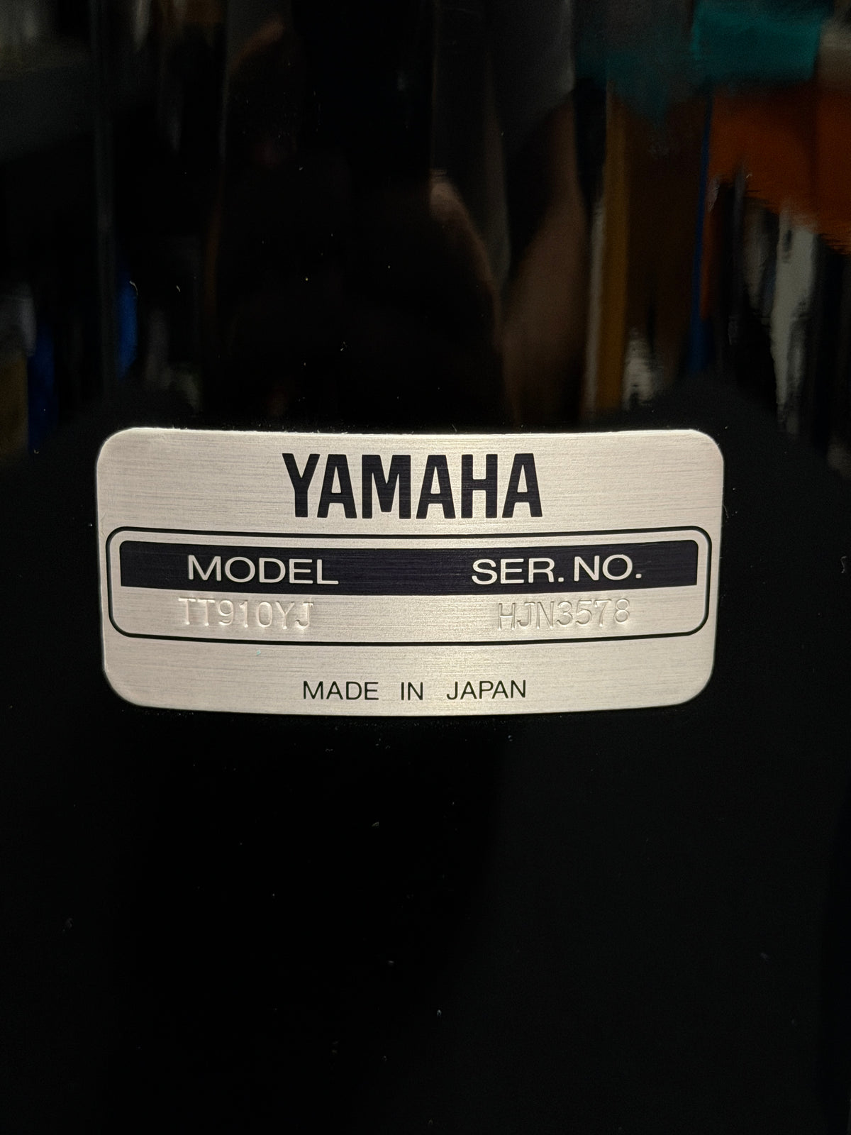 Yamaha Recording Custom 18" - 10" - 14" Solid Black from 2013 made in Japan