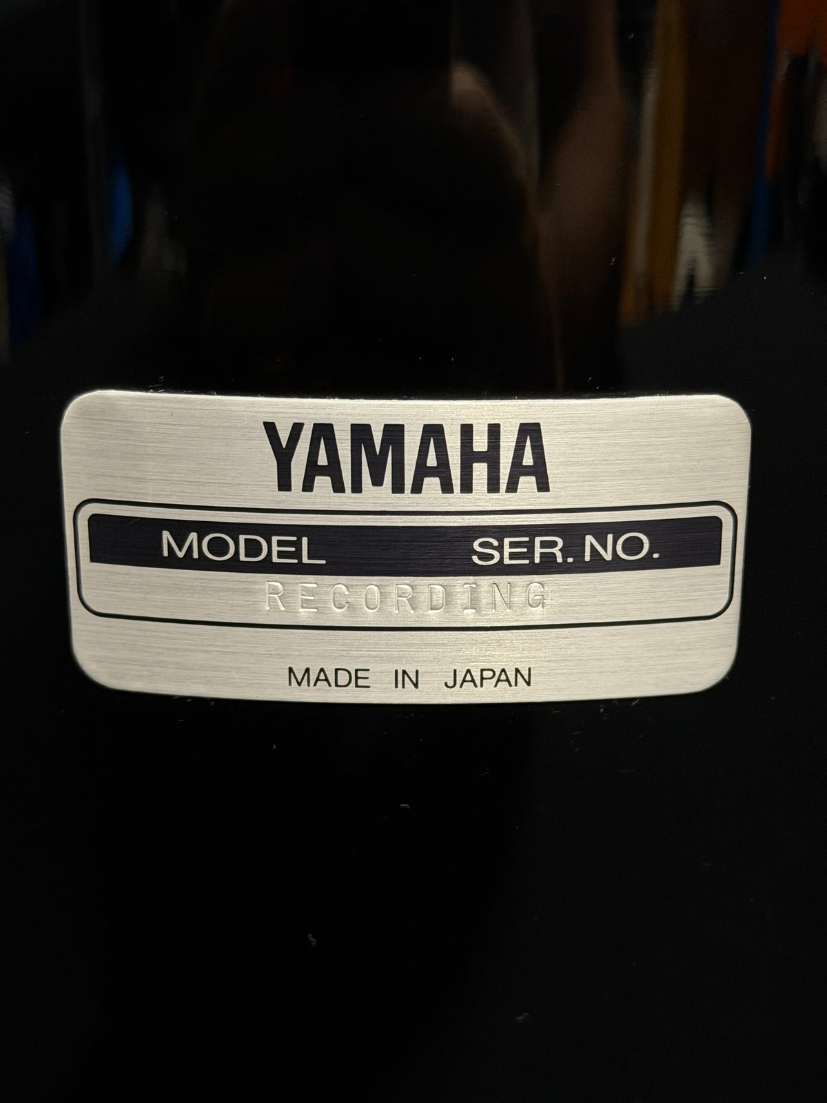 Yamaha Recording Custom 18" - 10" - 14" Solid Black from 2013 made in Japan