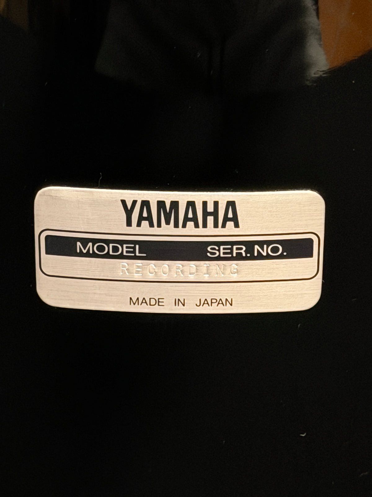 Yamaha Recording Custom 18" - 10" - 14" Solid Black from 2013 made in Japan