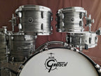 Gretsch Brooklyn drumset 22"-10"-12"-14"-16"-snare 14" x 5,5" Grey Oyster